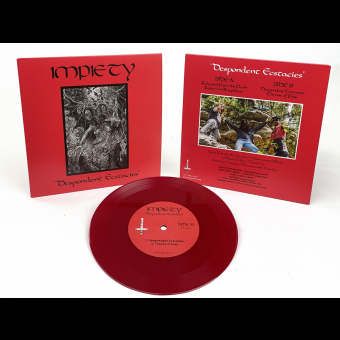 IMPIETY (Angelcorpse, Diabolic) Despondent Ecstacies 7"EP RED [VINYL 7"]